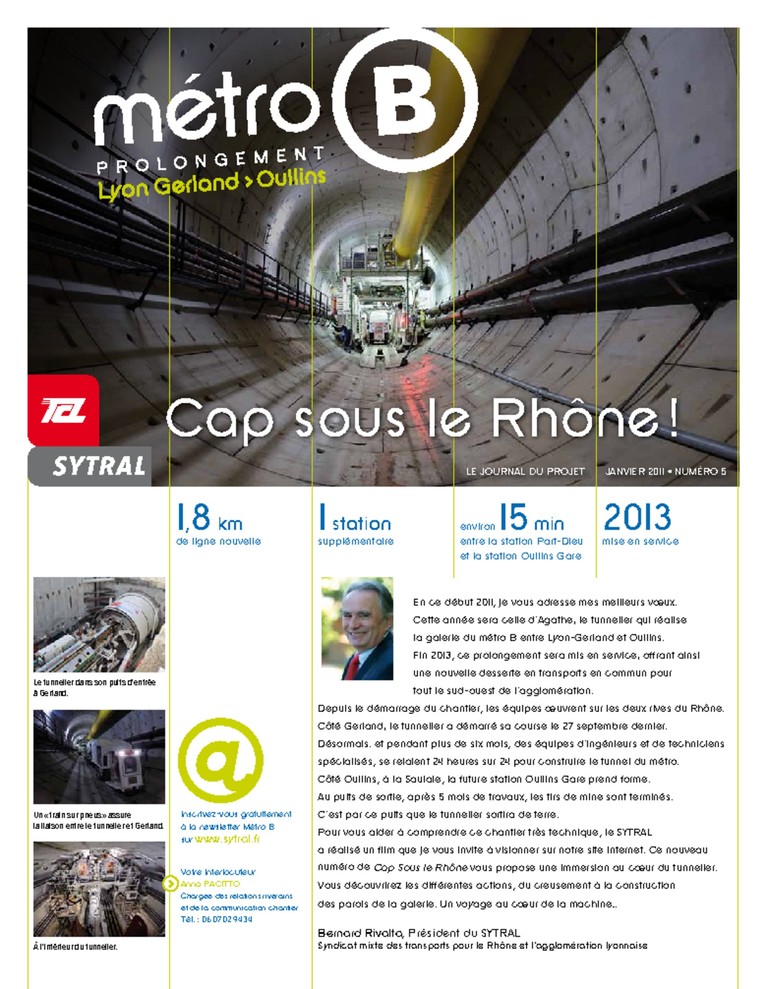 Métro B Journal Cap sous le Rhône n°5